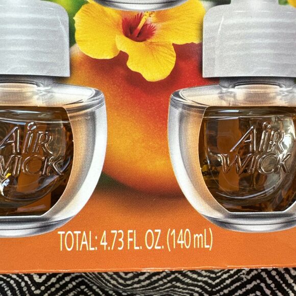 Air Wick Hawaii Exotic Papaya Hibiscus Scented Oil Refills 7 Count - Picture 6 of 7